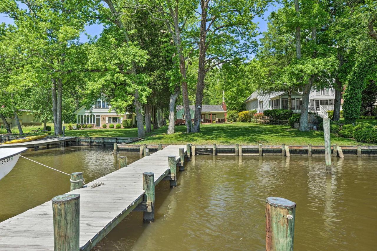 Waterfront Annapolis Home Fire Pit And Fishing Pier Eksteriør bilde