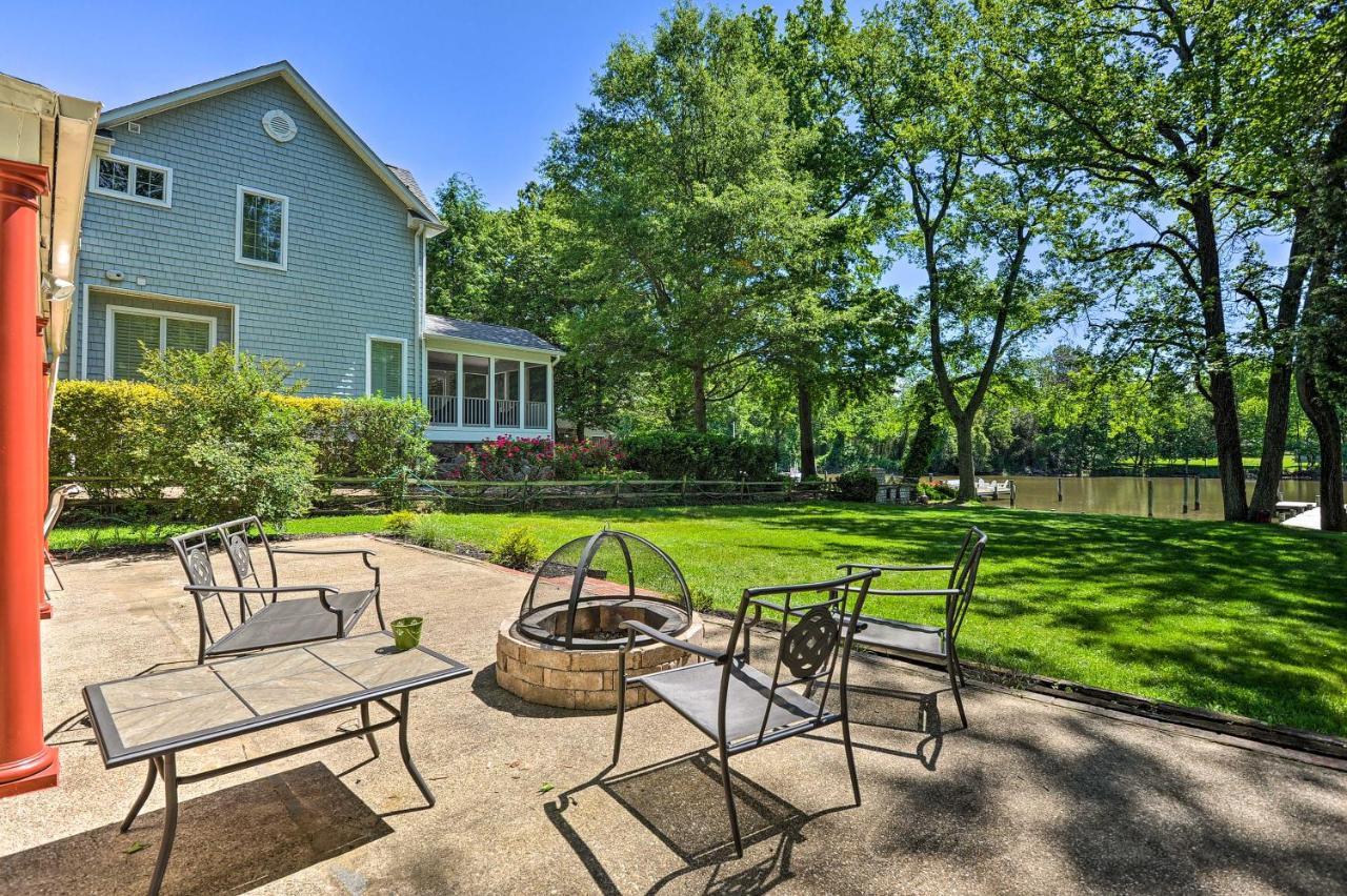 Waterfront Annapolis Home Fire Pit And Fishing Pier Eksteriør bilde