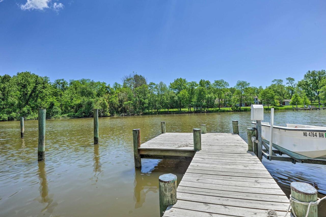 Waterfront Annapolis Home Fire Pit And Fishing Pier Eksteriør bilde